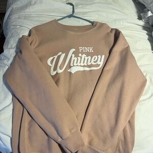Barstool Pink Whitney Crewneck